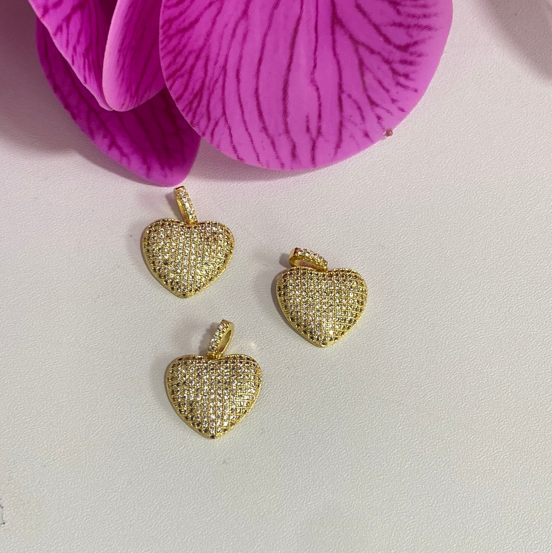 Corazon con zirconia