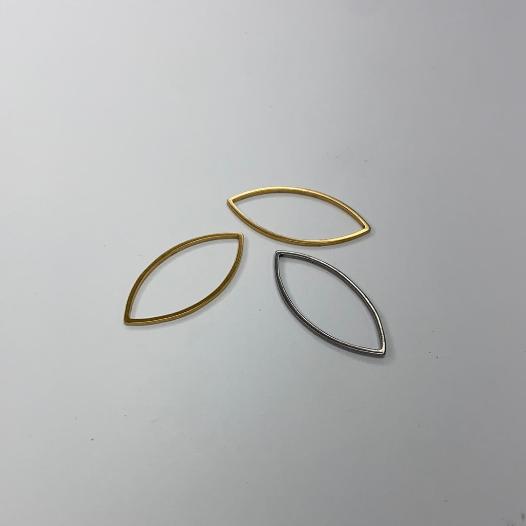 Gold and Silver Leaf Beads