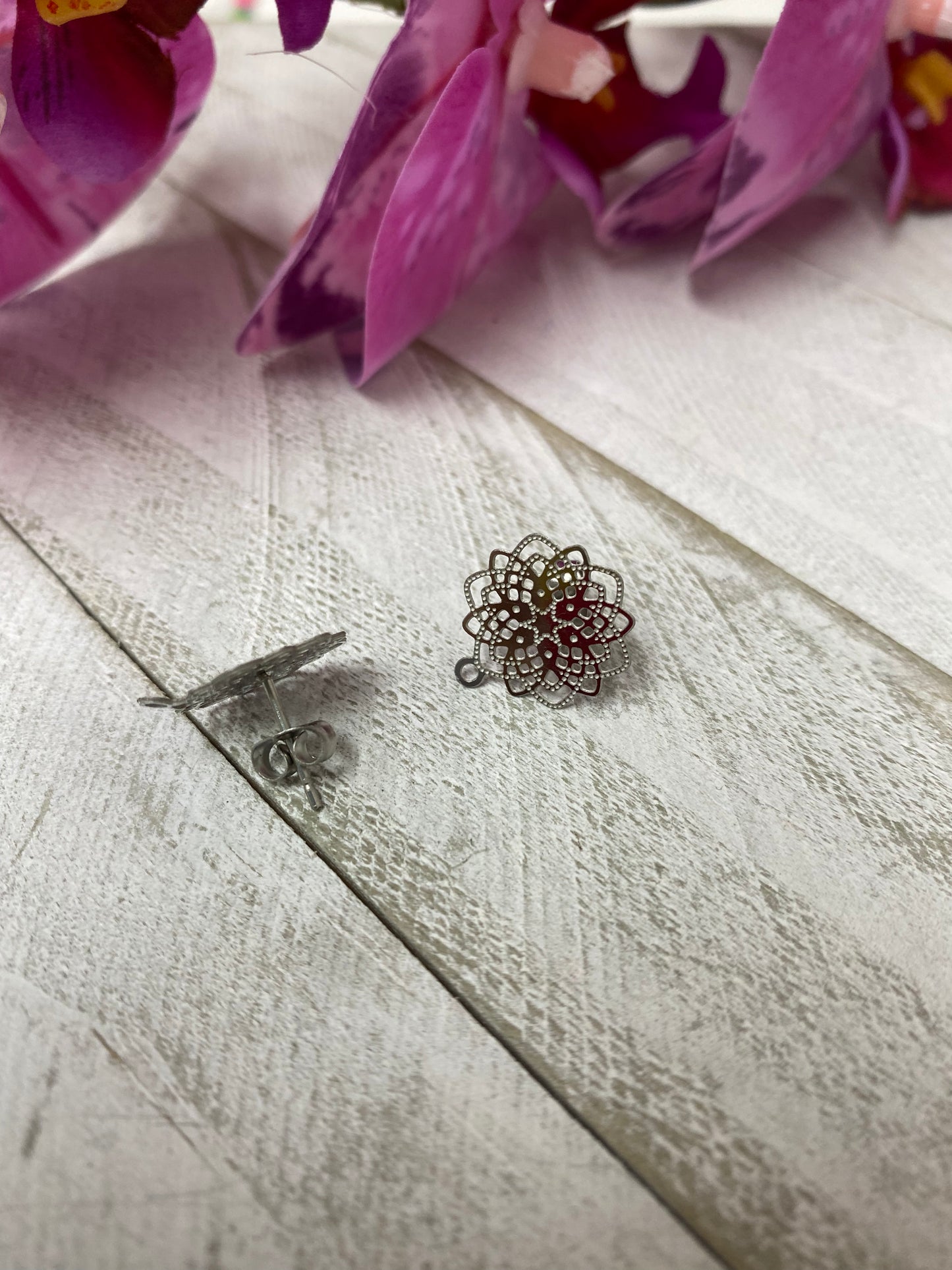 Base pantalla flores