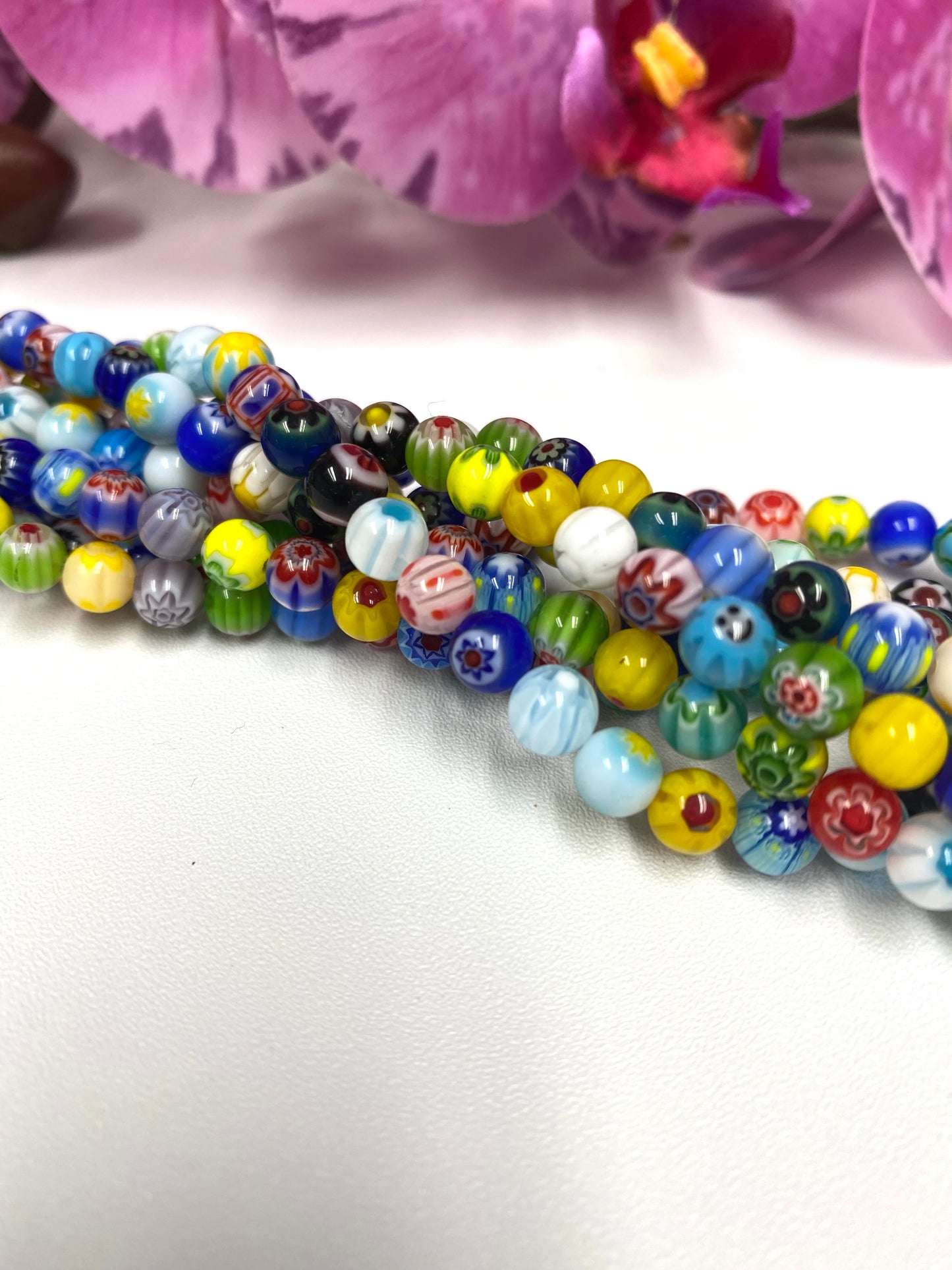 Millefiori beads
