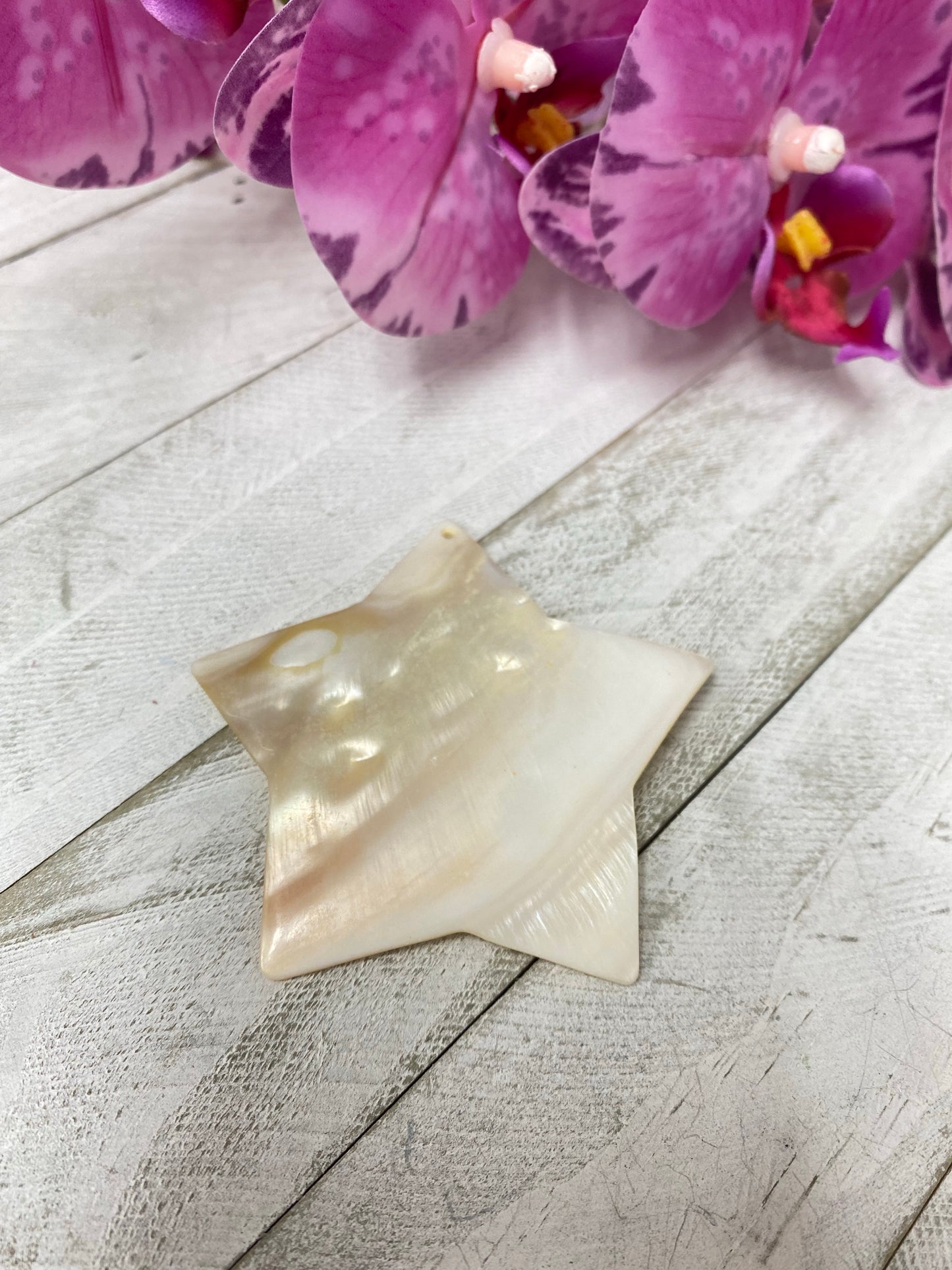 Pendant estrella grande nacar