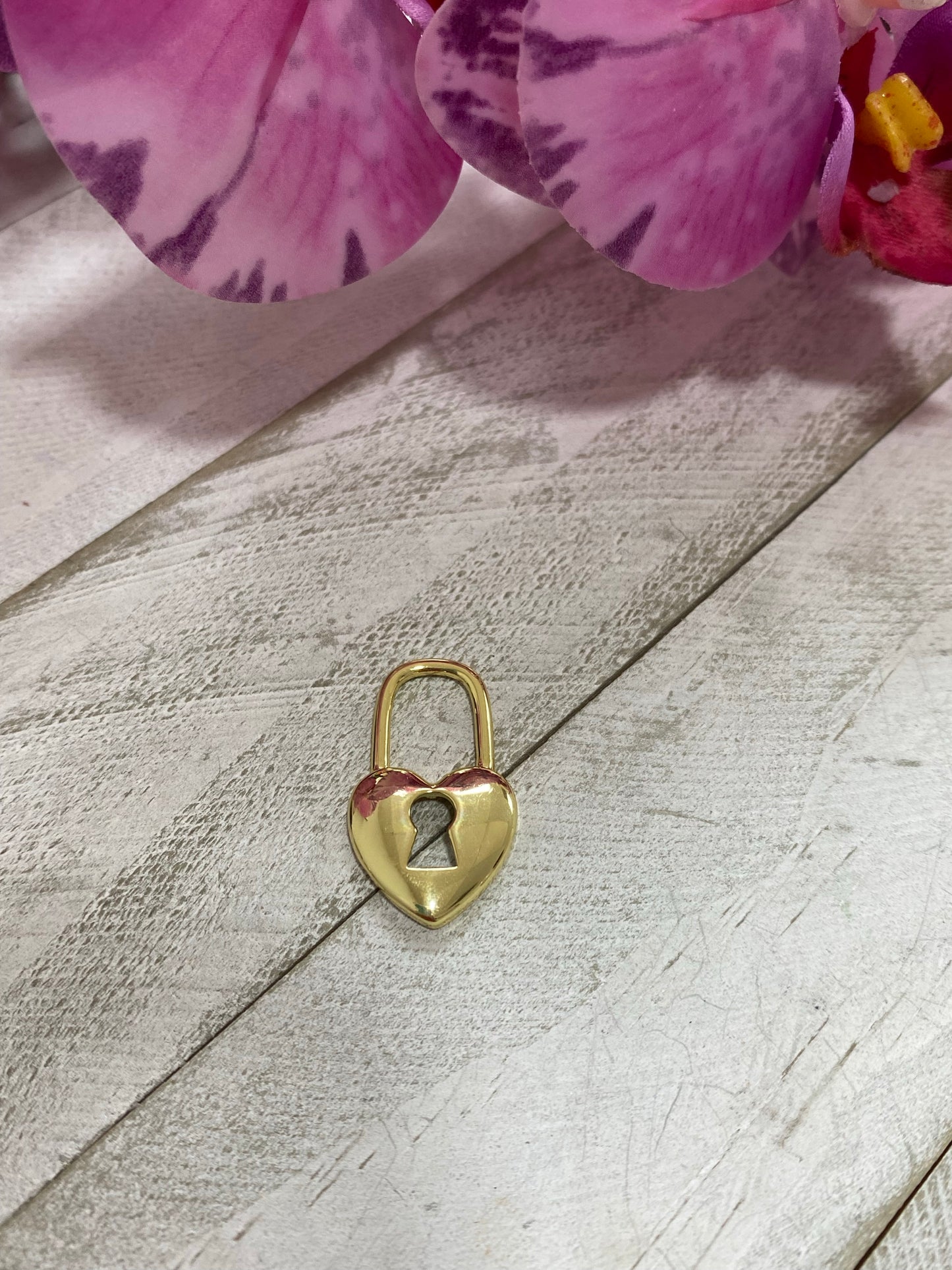 Candado corazón Gold