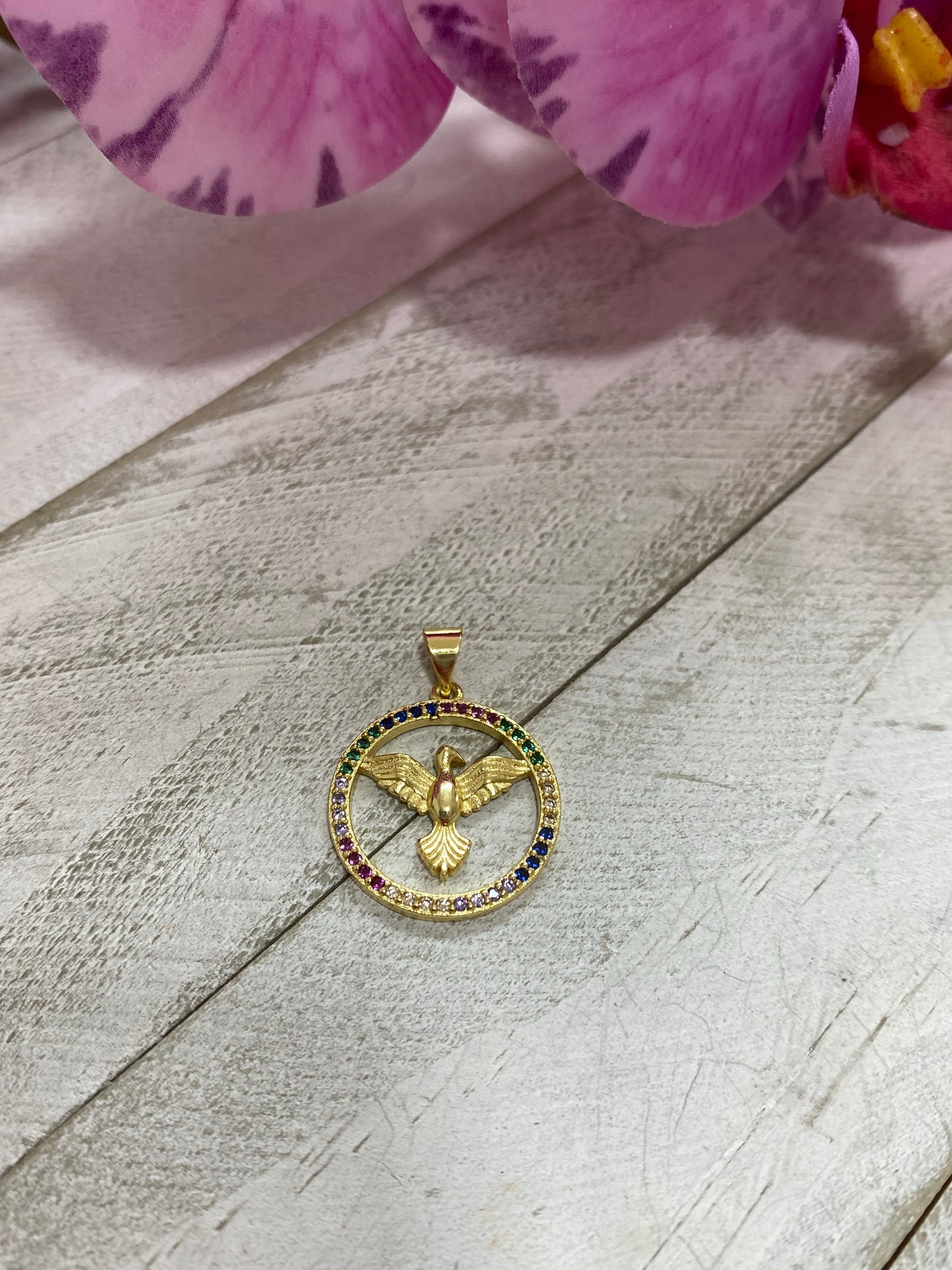 Medalla Espíritu Santo Multicolor