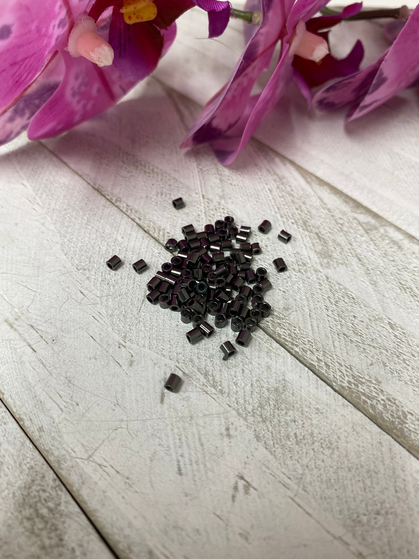 Bead crimp tubes negros