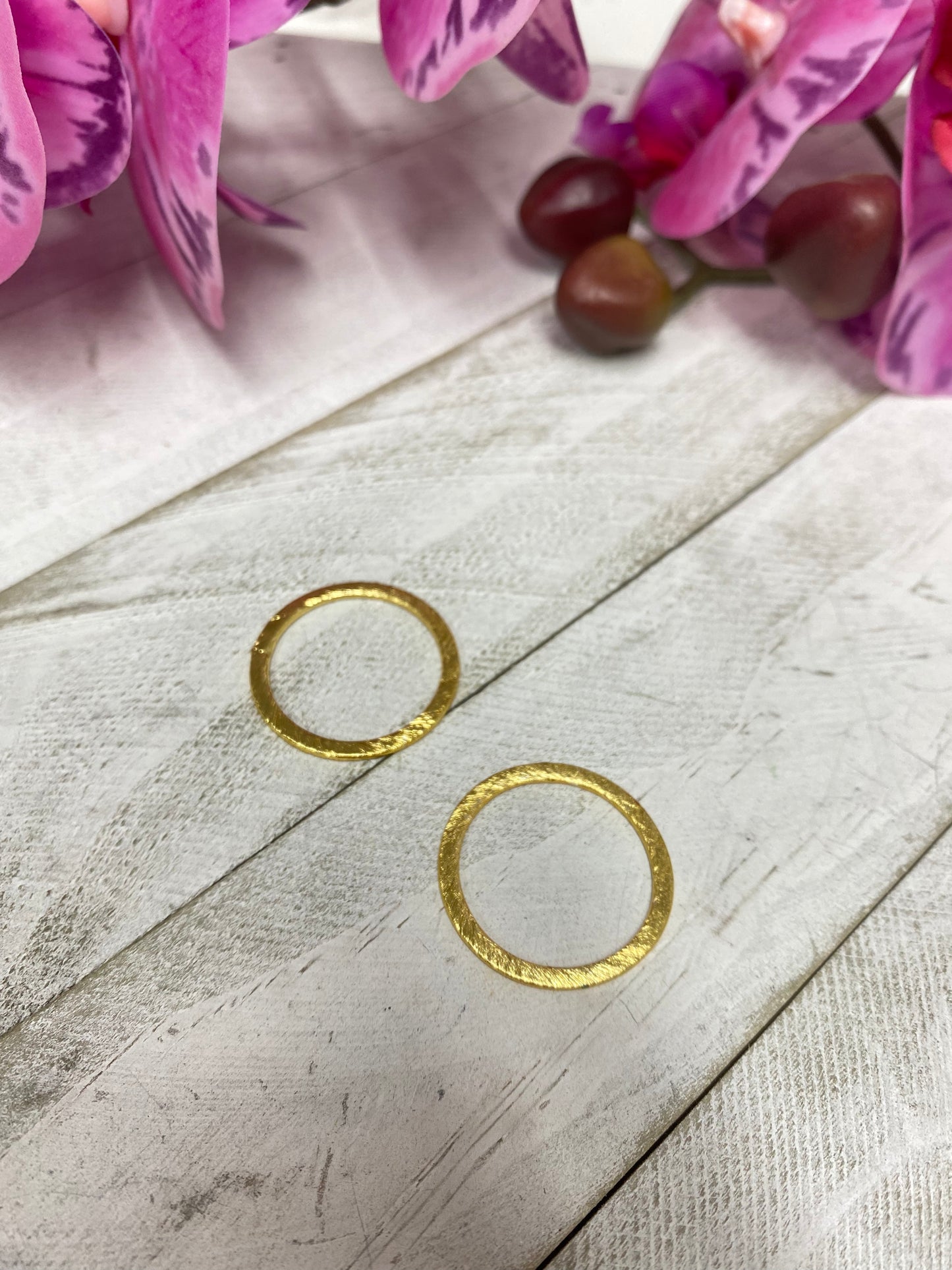 Círculo baño oro 24k