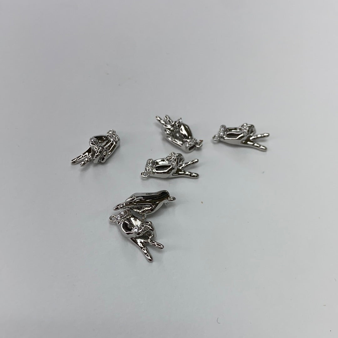 I Love You Silver Charm