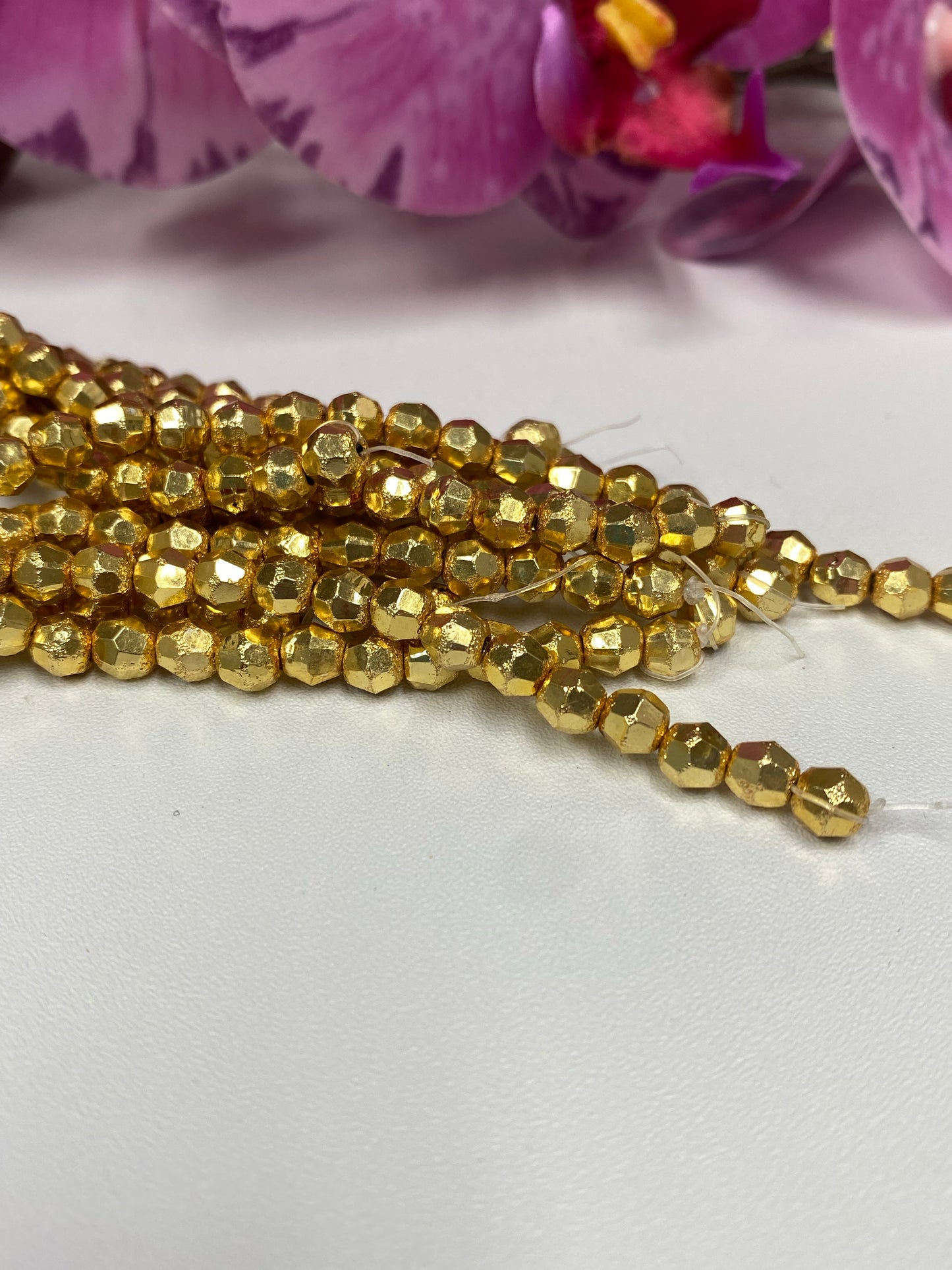 24k Gold Plated Beads