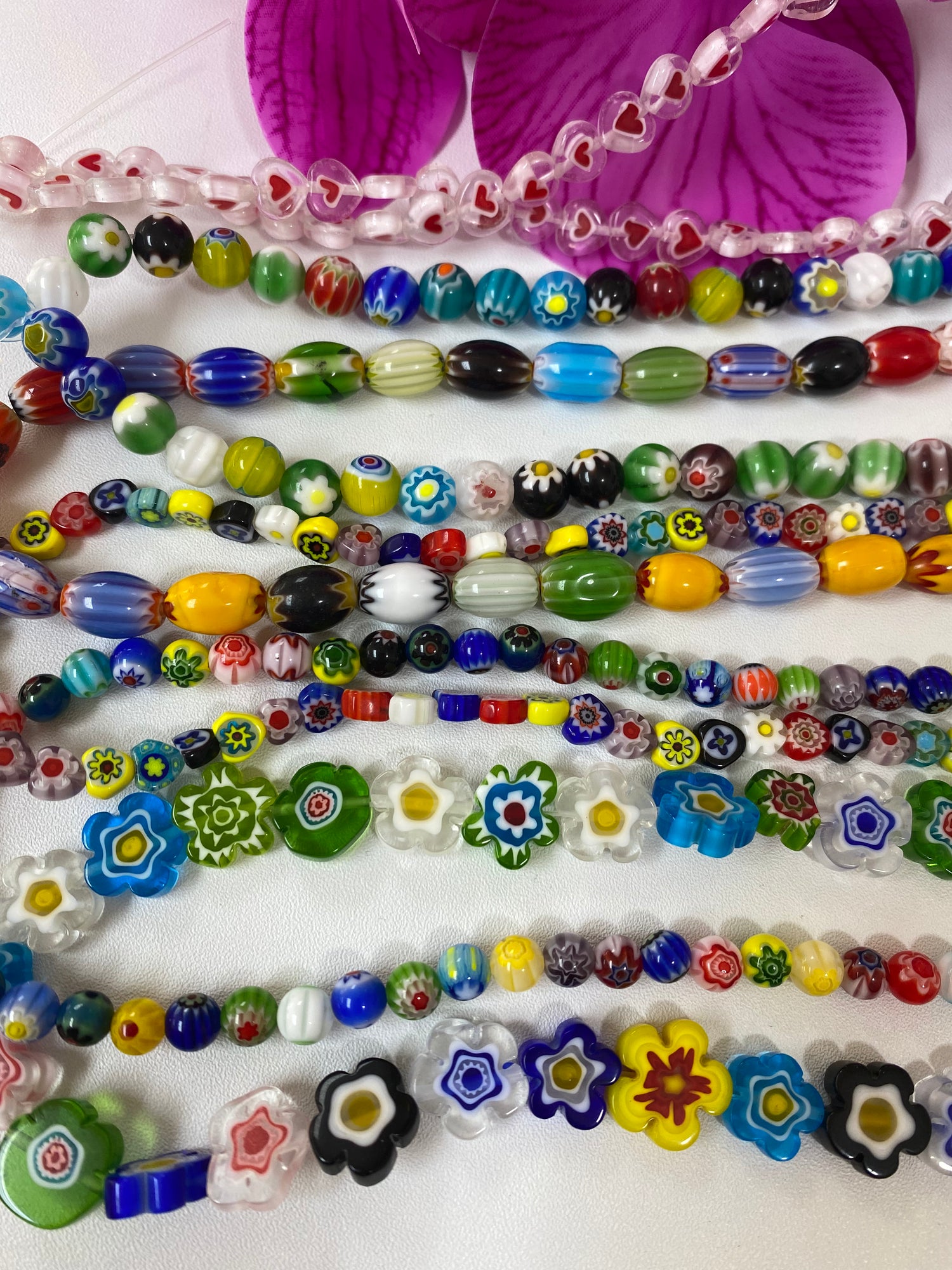 Ristras de Millefiori