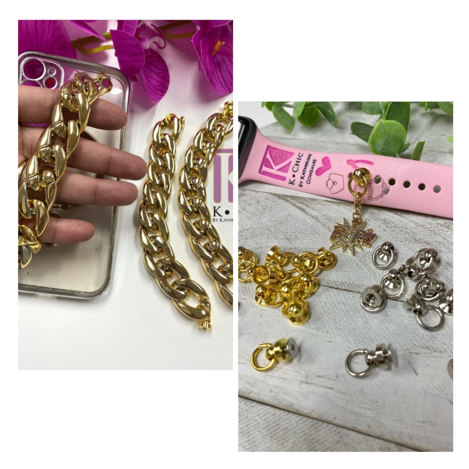 Sujetadores para teléfonos y relojes