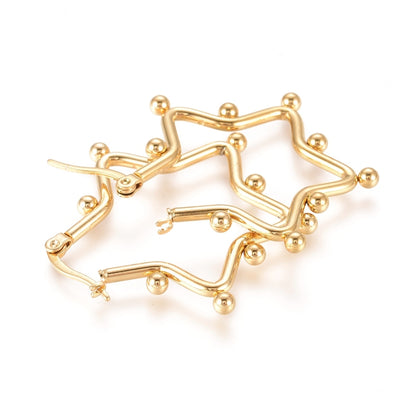 Big Star Hoop Earring