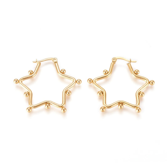 Big Star Hoop Earring