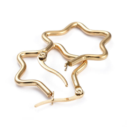 Star Hoops Earring