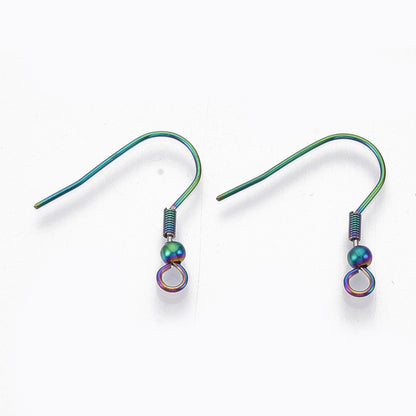 Neon Chrome hook earring