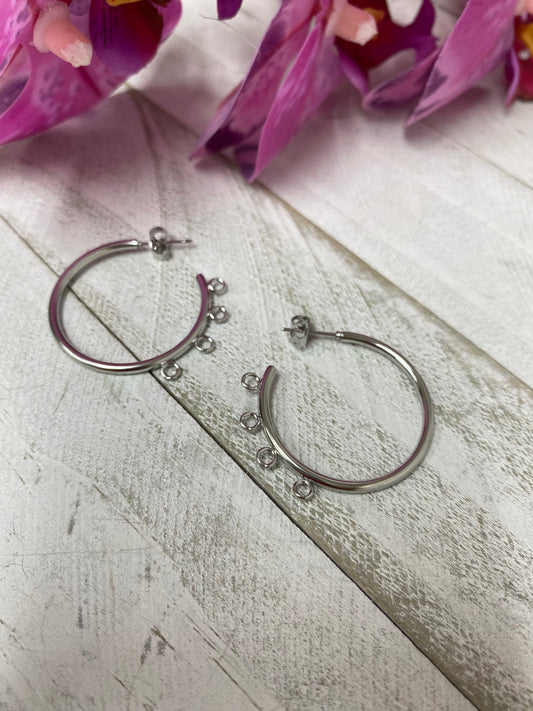 Pantalla aros abiertos con argolla