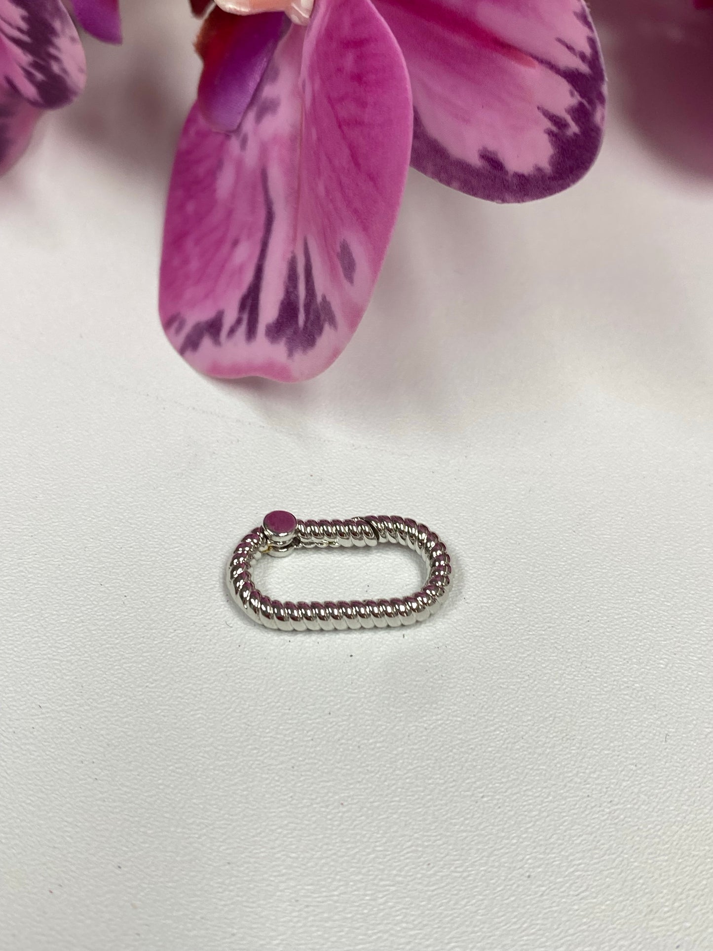 Cierre eslabón plata