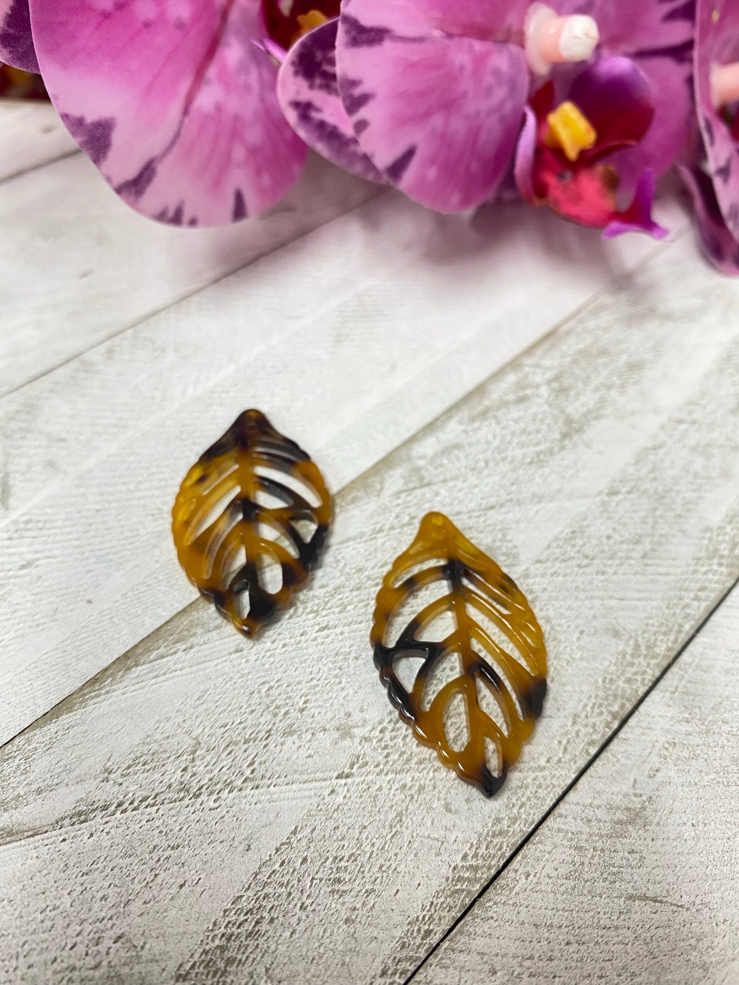 Beads hojas marmoleadas