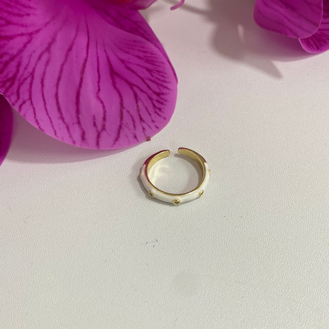 Anillo con zirconia