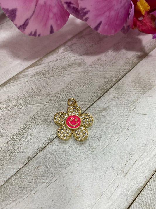 Floresitas Daysi con carita feliz