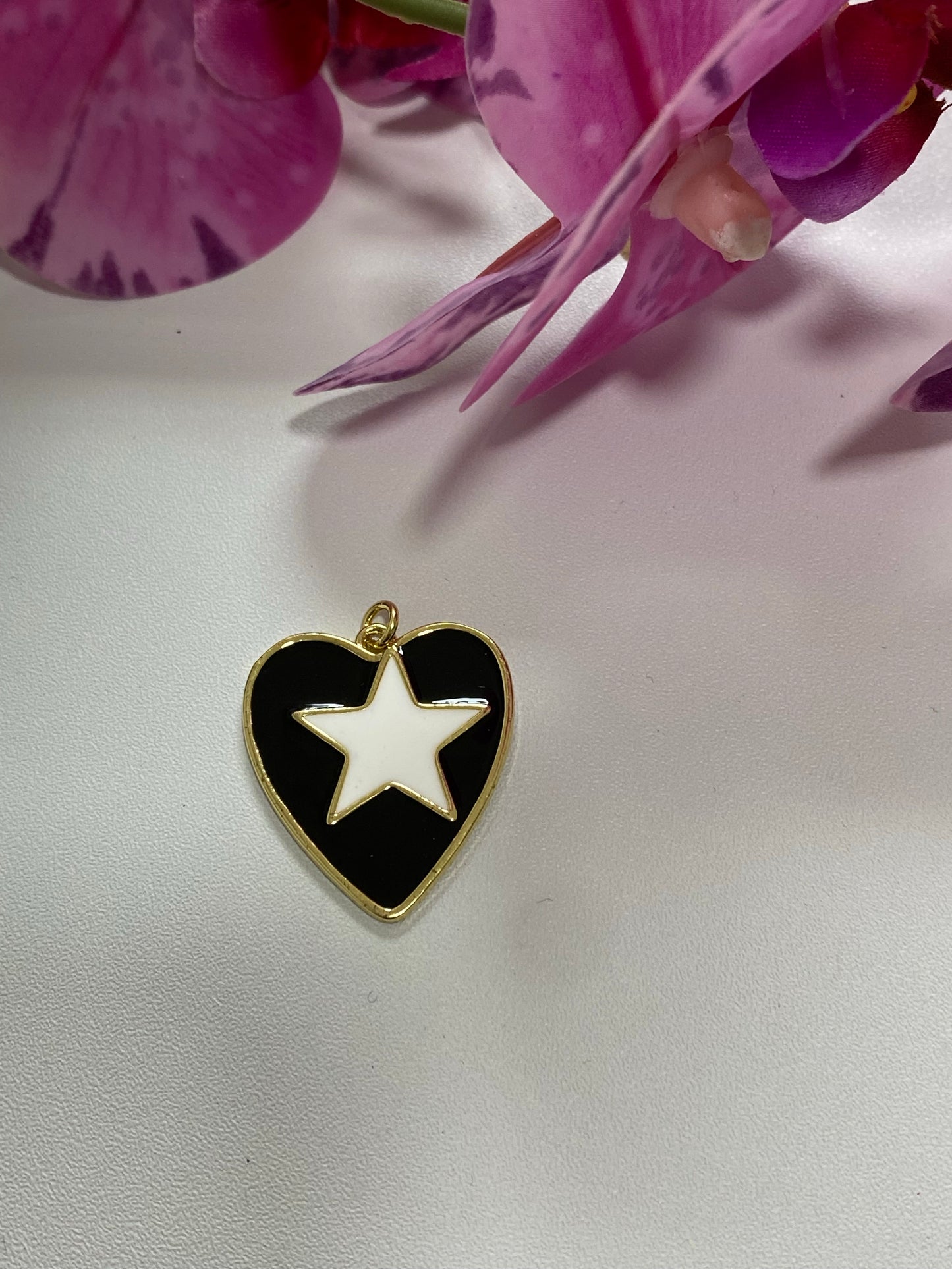 Corazón Estrellado enchp. 18k