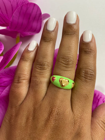 Corazones Esmaltados