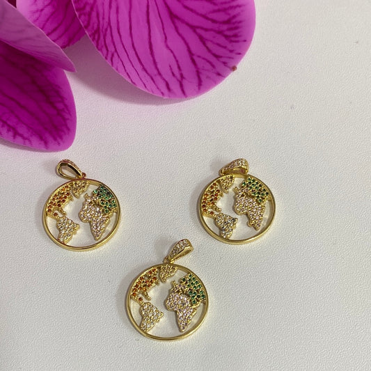 Chapa mapa del mundo