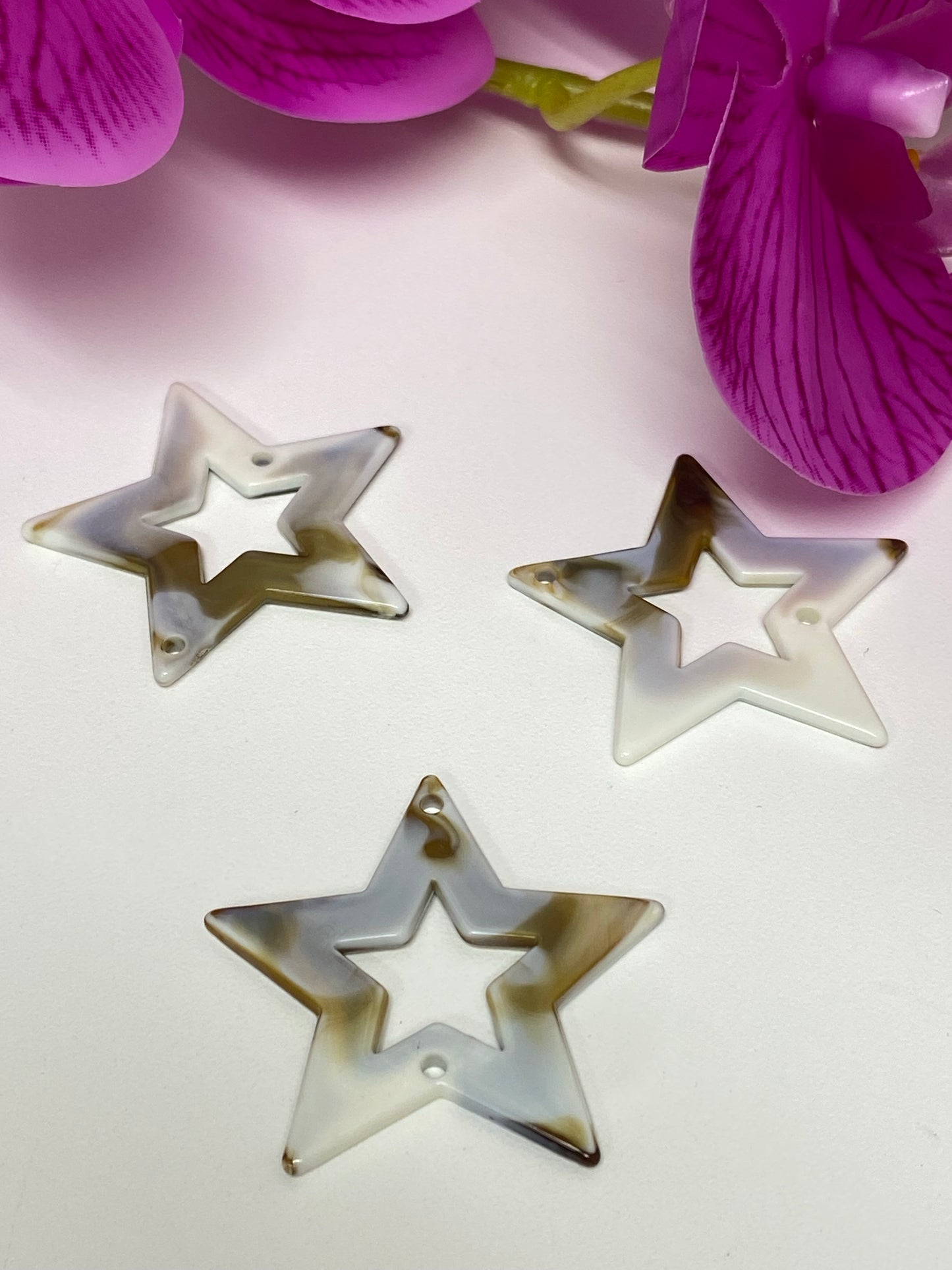 Conector estrella en acrílico