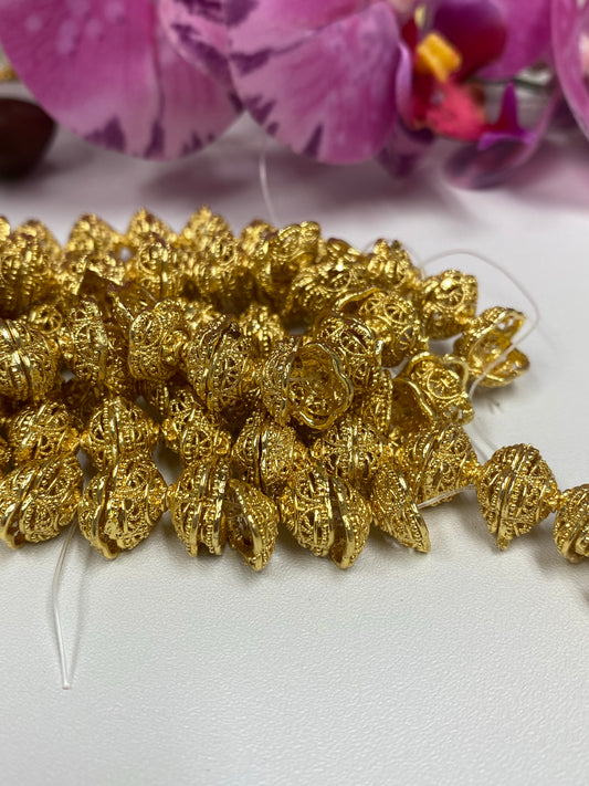 Beads caps 24k