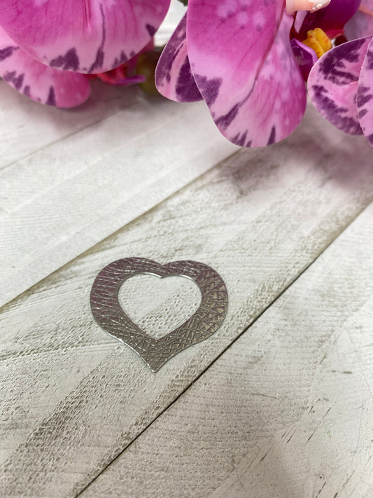 Charms corazon brocada