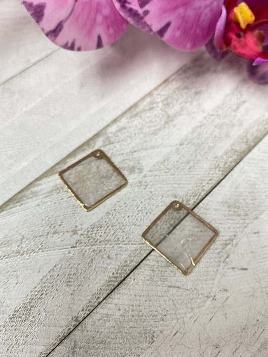 Pendant nacar triangular