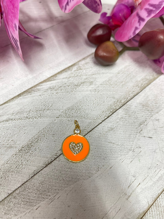 Chapa corazón zirconia