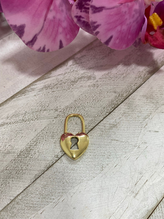 Candado corazón Gold