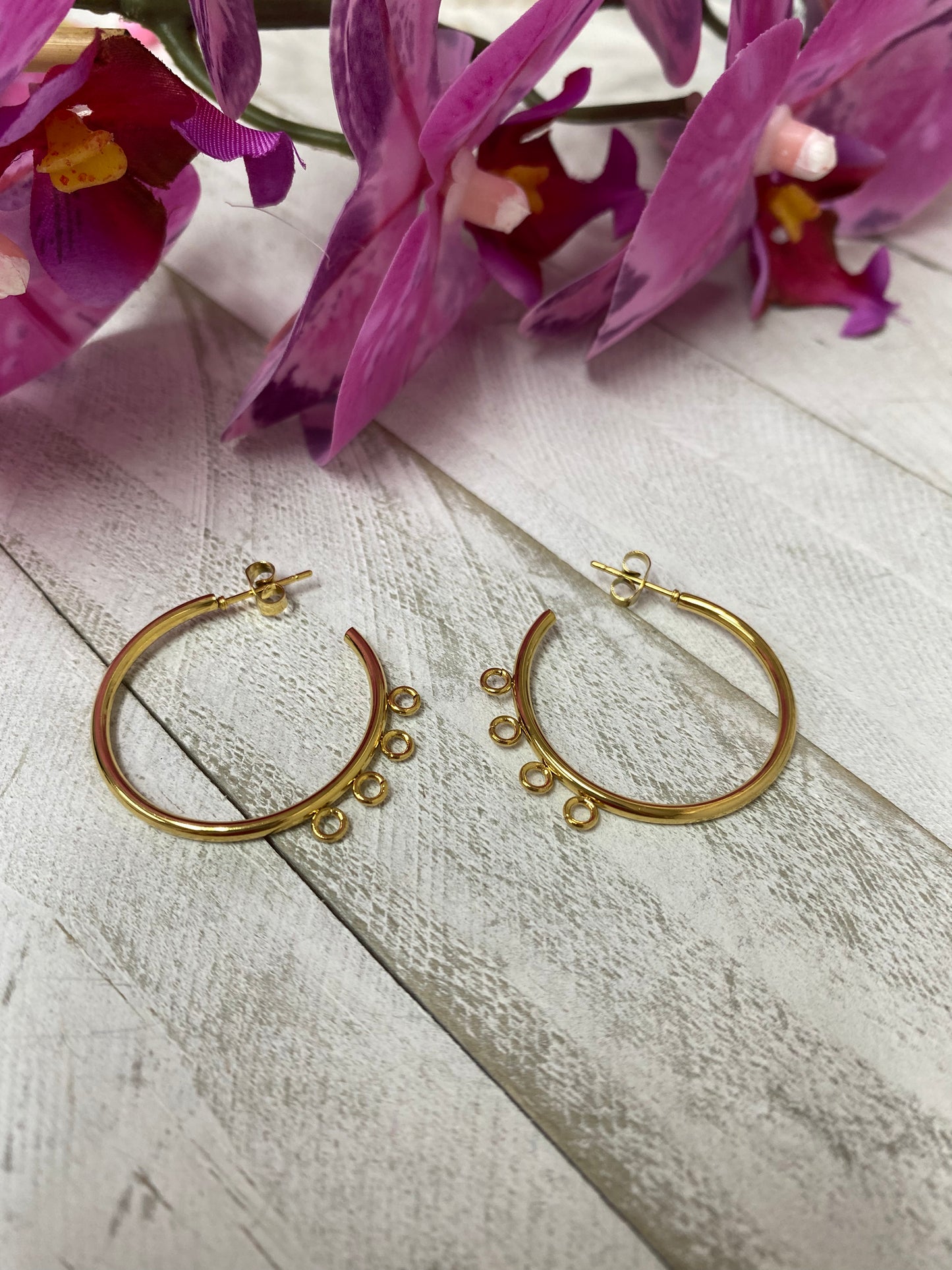 Pantalla aros abiertos con argolla