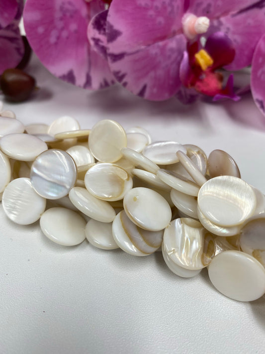 Nacar circle beads