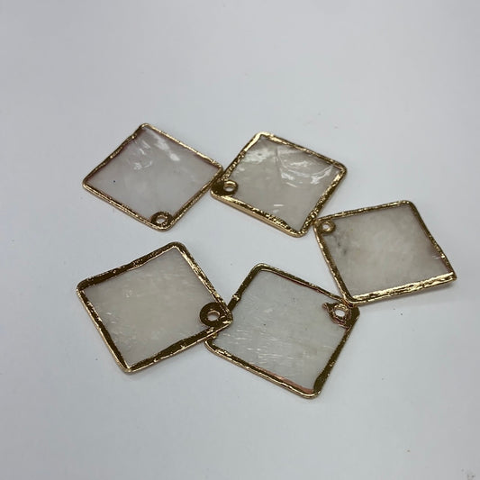 Square Frosted Pendant