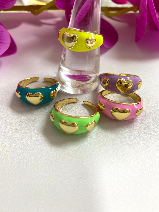 Corazones Esmaltados