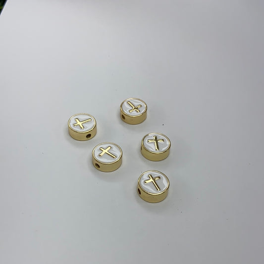 Gold Cross Bead