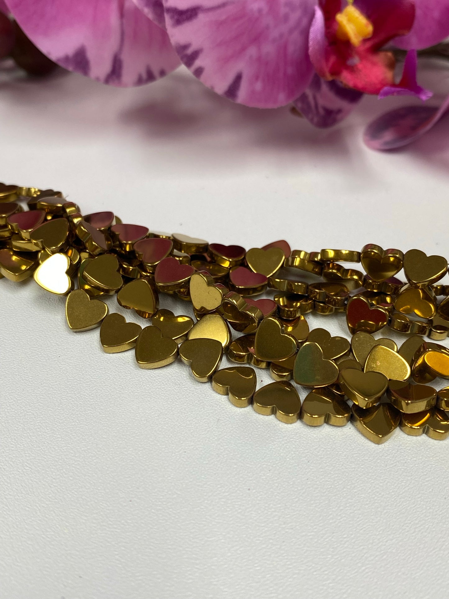 Ristras hematitas corazón