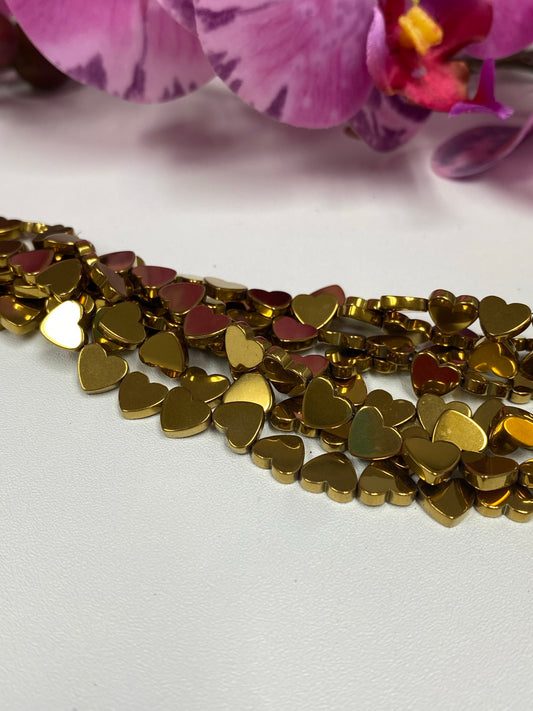 Ristras hematitas corazón