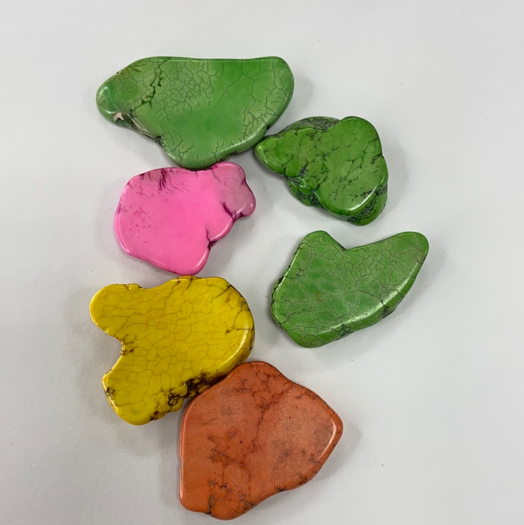 Turquesa Nugget Beads