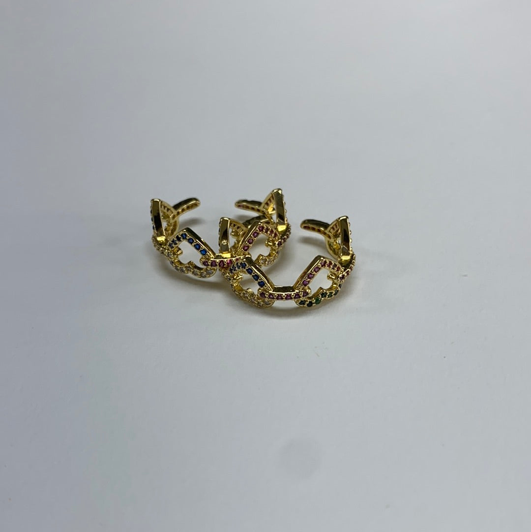 Cuff Heart Ring
