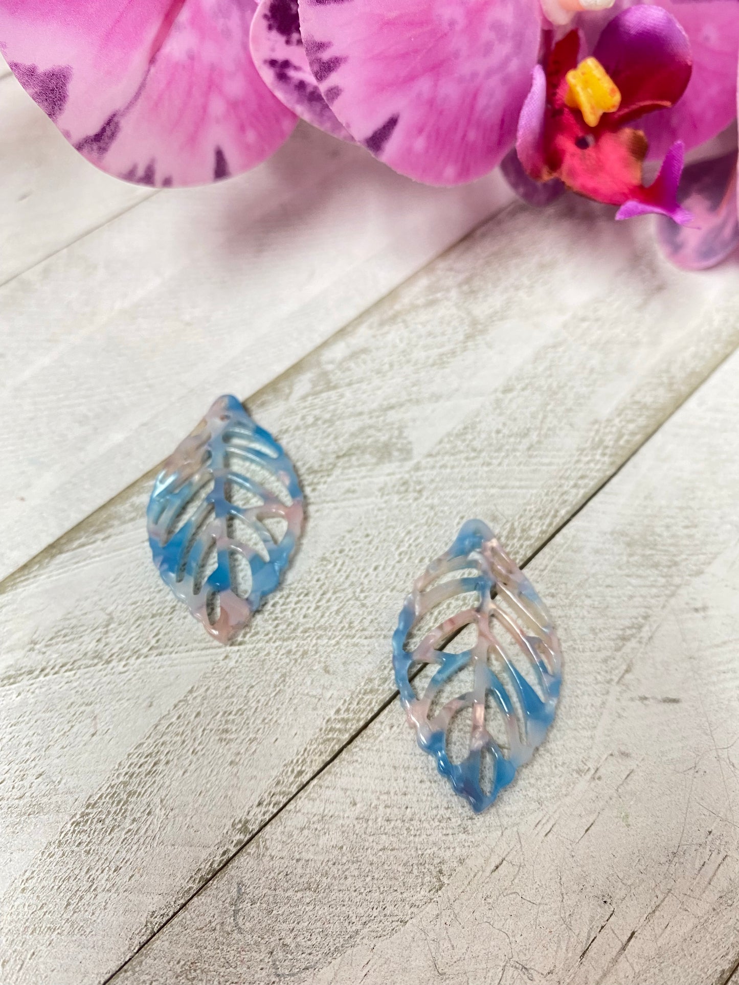 Beads hojas marmoleadas