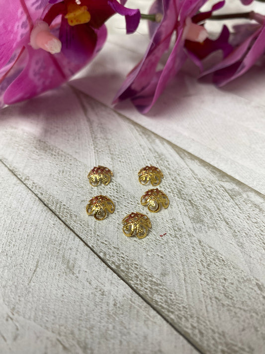 Bead Caps tipo flor